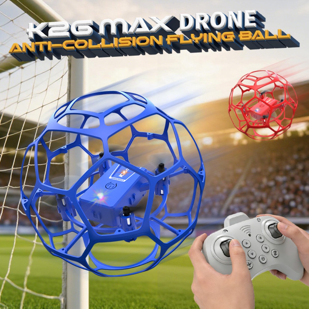 LED 조명이 장착된 축구공 모양의 RC 드론 쿼드콥터 - Drone Led Light 리뷰 및 가격