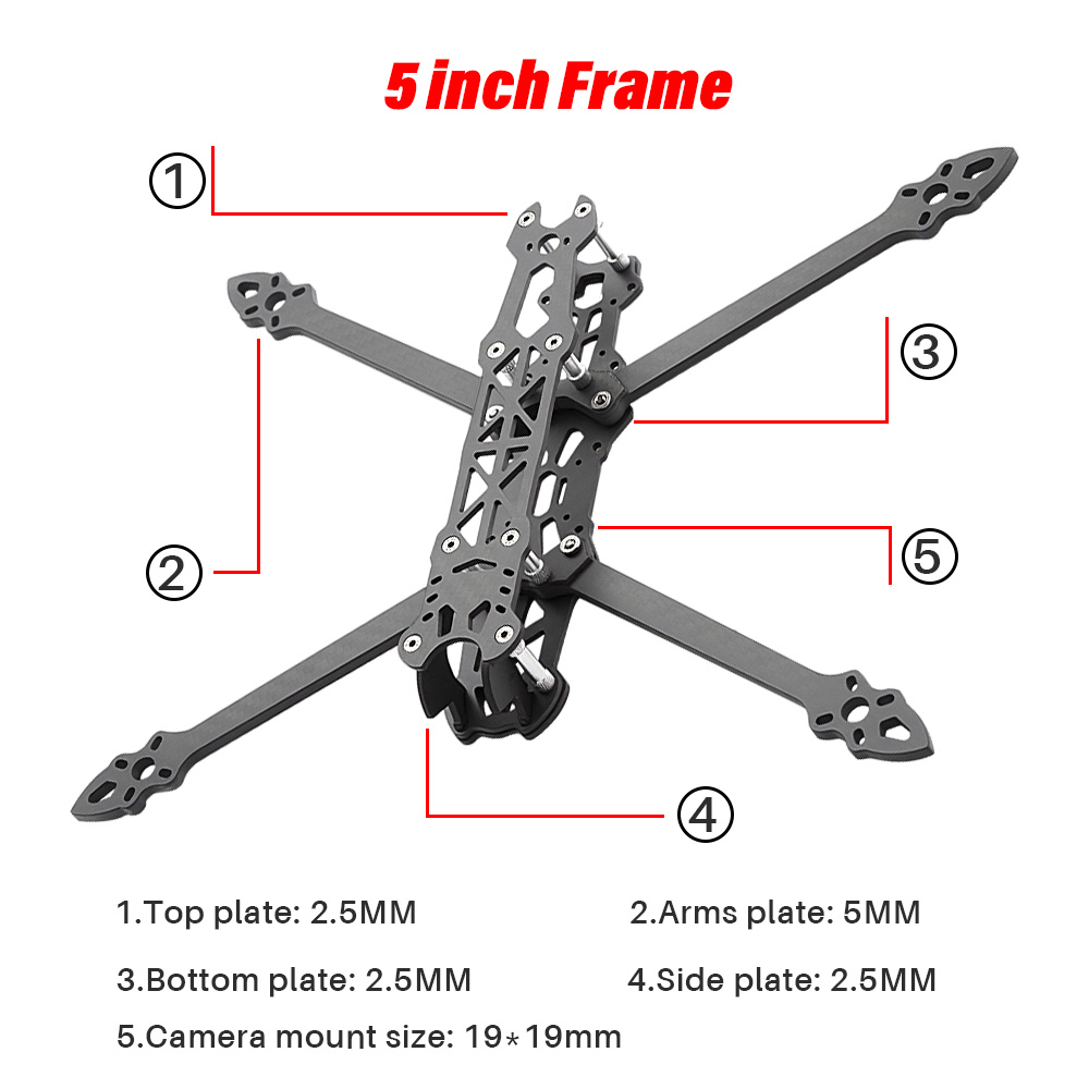 Mark4 5인치 FPV 레이싱 드론 프레임 225mm - Drone Power Distribution Board 리뷰 및 가격